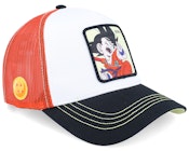 Dragon Ball Goku Brown/White/Black A-Frame Trucker