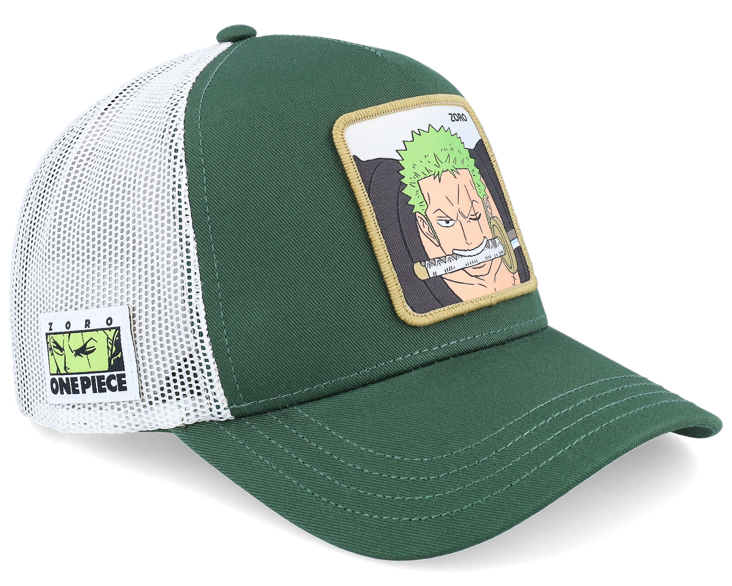 One Piece Zoro Green A-Frame Trucker Capslab
