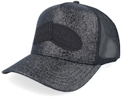 Schott Oval Patch Black Trucker