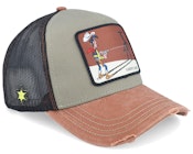 Lucky Luke Brown/Grey A-Frame Trucker