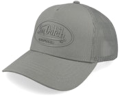 Rubber Logo Grey A-Frame Trucker