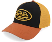 Embroidery Orange/Black A-Frame Trucker