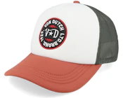 Foam Red/White/Black A-Frame Trucker