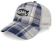 Checked Flannel Baseball Cap A-Frame Trucker