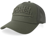 Embroidery Logo Dark Green A-Frame Trucker