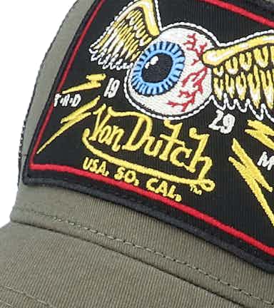 Square Patch Military/Black Trucker - Von Dutch