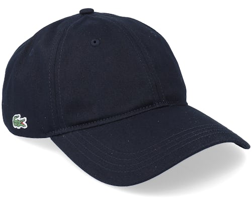 Black Pu Cap cap Side Dad Small - Strap Lacoste Logo