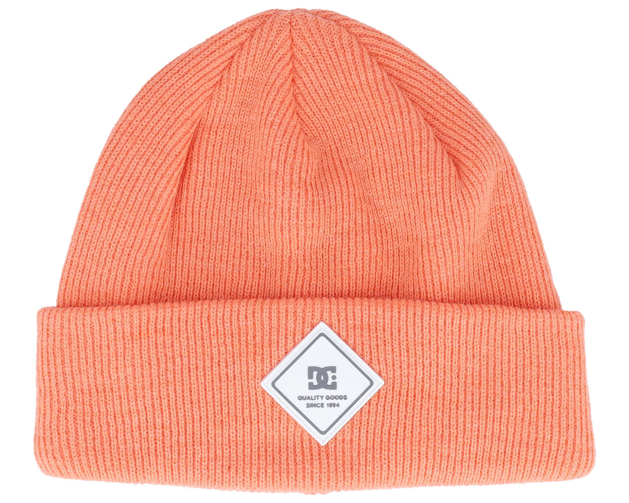 Womens Label Beanie Coral Cuff