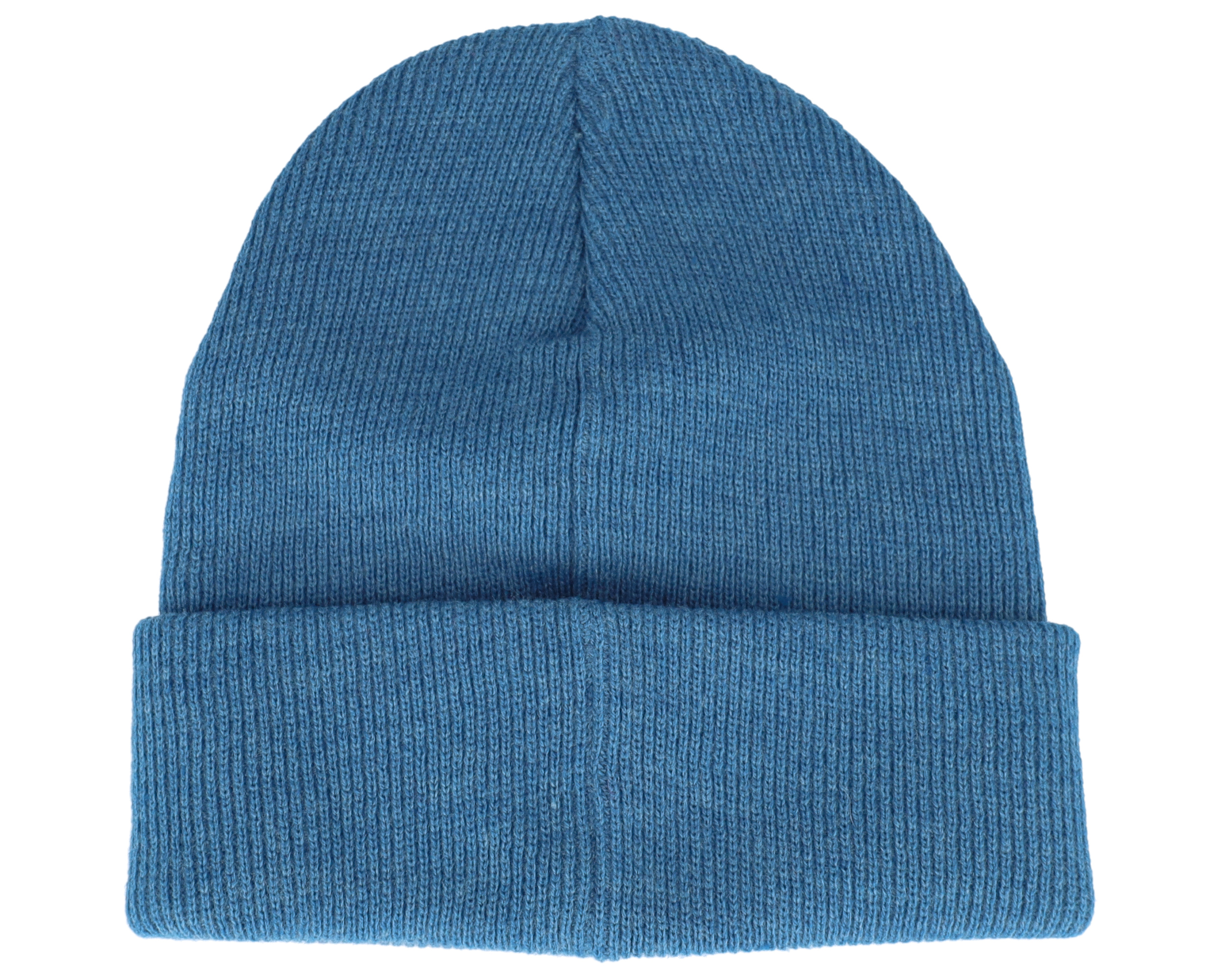 Kids Label Beanie Dark Blue Cuff
