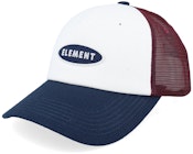 Union Mesh Cap Off White/Maroon/Navy Trucker