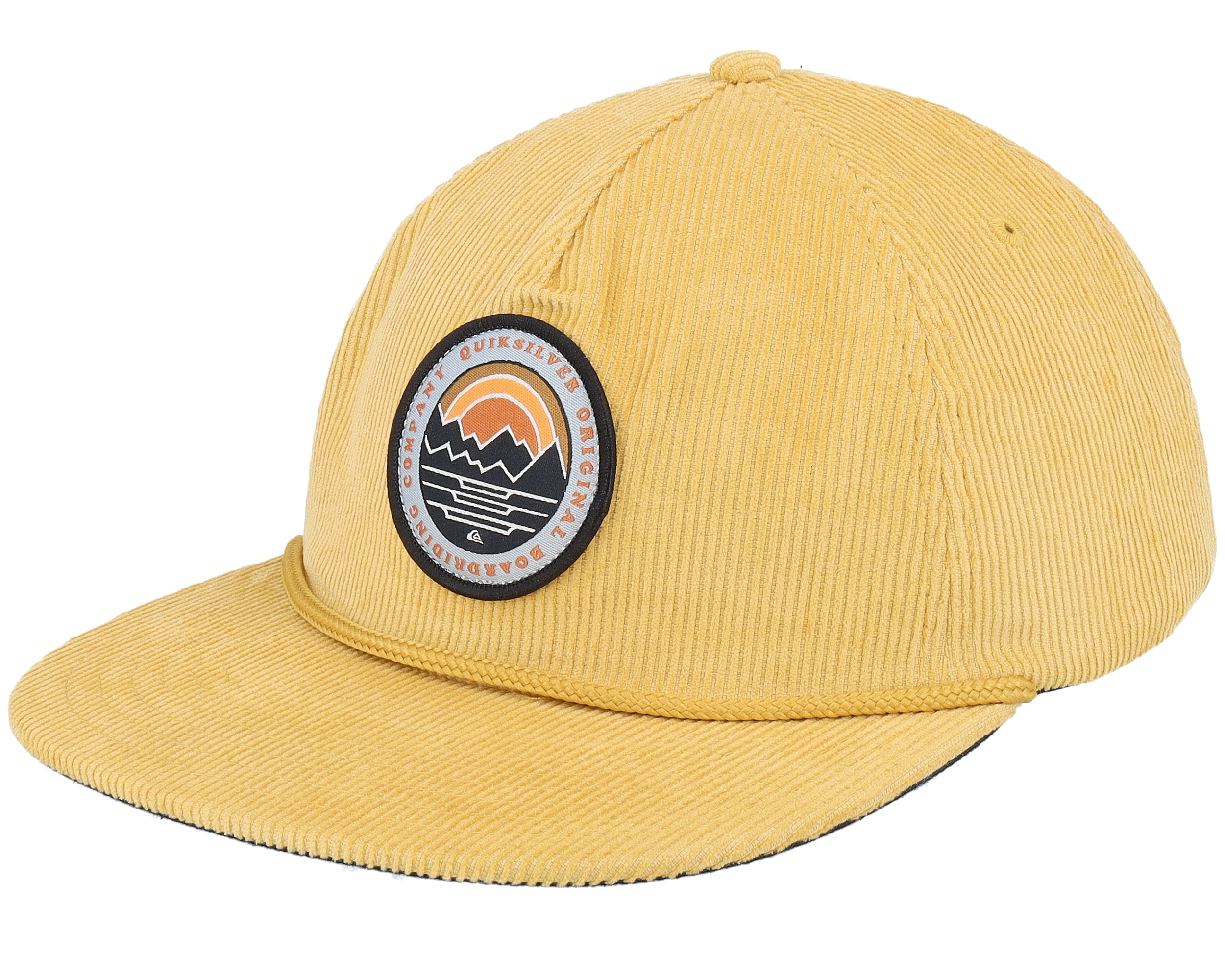 Corduroy Still Bills Mustard Snapback - Quiksilver | Hatstore.co.in