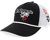 Side Star Black/White A-Frame Trucker