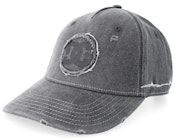 Dc Sharp Point Cap Washed Black Adjustable