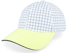 Side Patch Sport Checkered White/Yellow Dad Cap - Lacoste