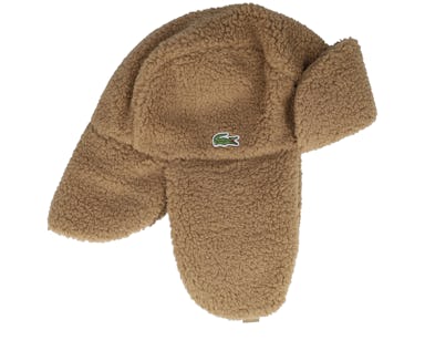 - Camel beanie Trapper Lacoste
