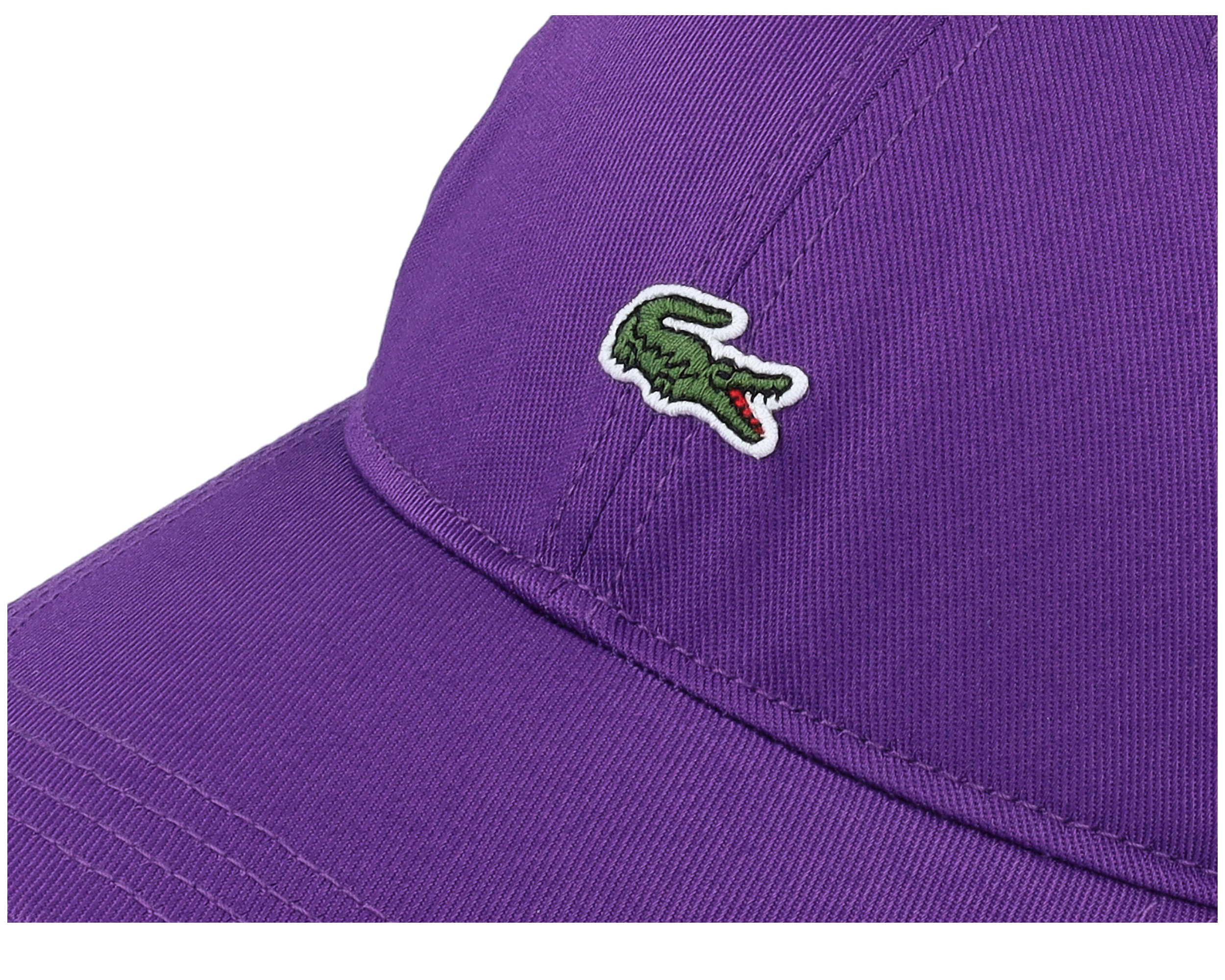 Purple 2024 lacoste hat