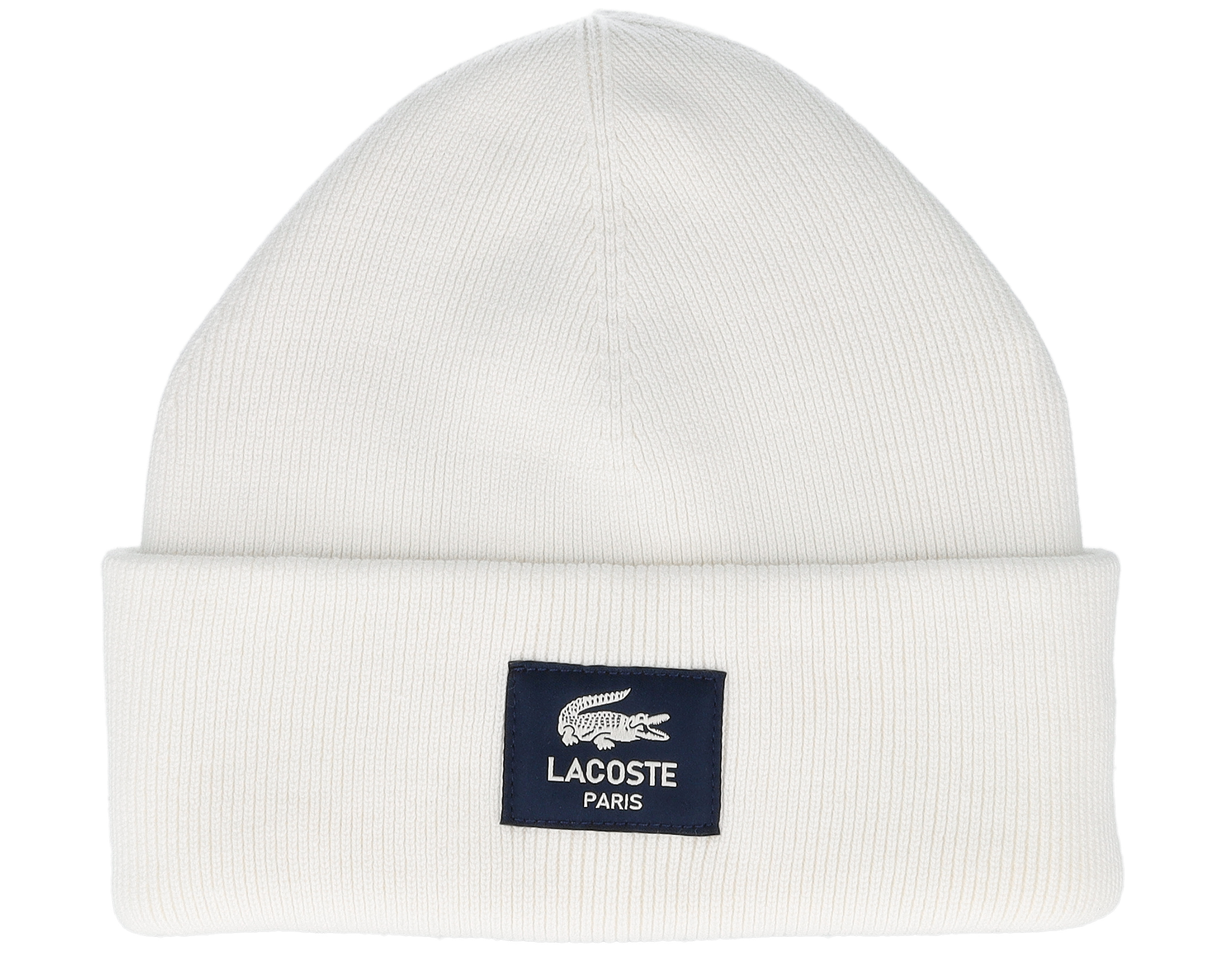 Hat Bonnet Lacoste Homme Bonnet Knitted Cap Navy Blue Cuff