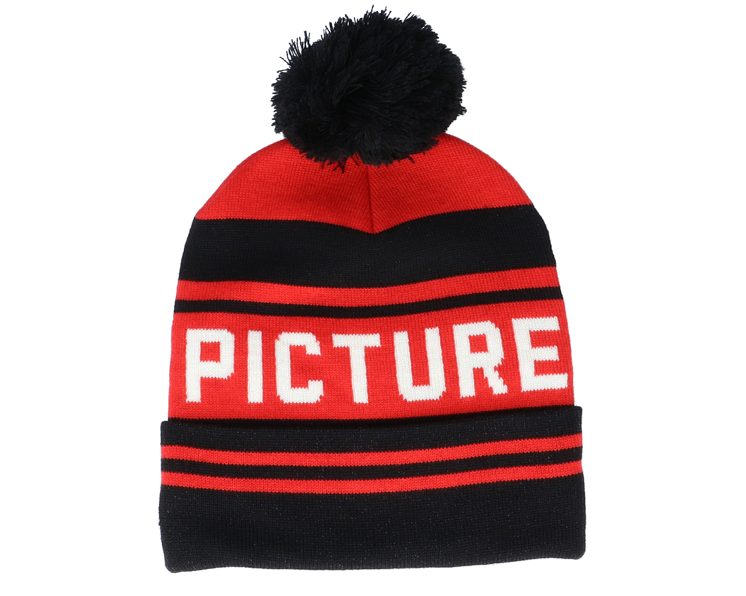 red black beanie