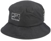 Recycled Lisbonne Hat Black Bucket - Picture