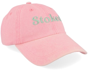 Womens Stocked Cap Pink Sunset Dad Cap - Main Image