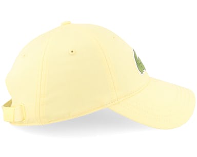 Large Logo Jaune Yellow Dad Cap - Lacoste cap