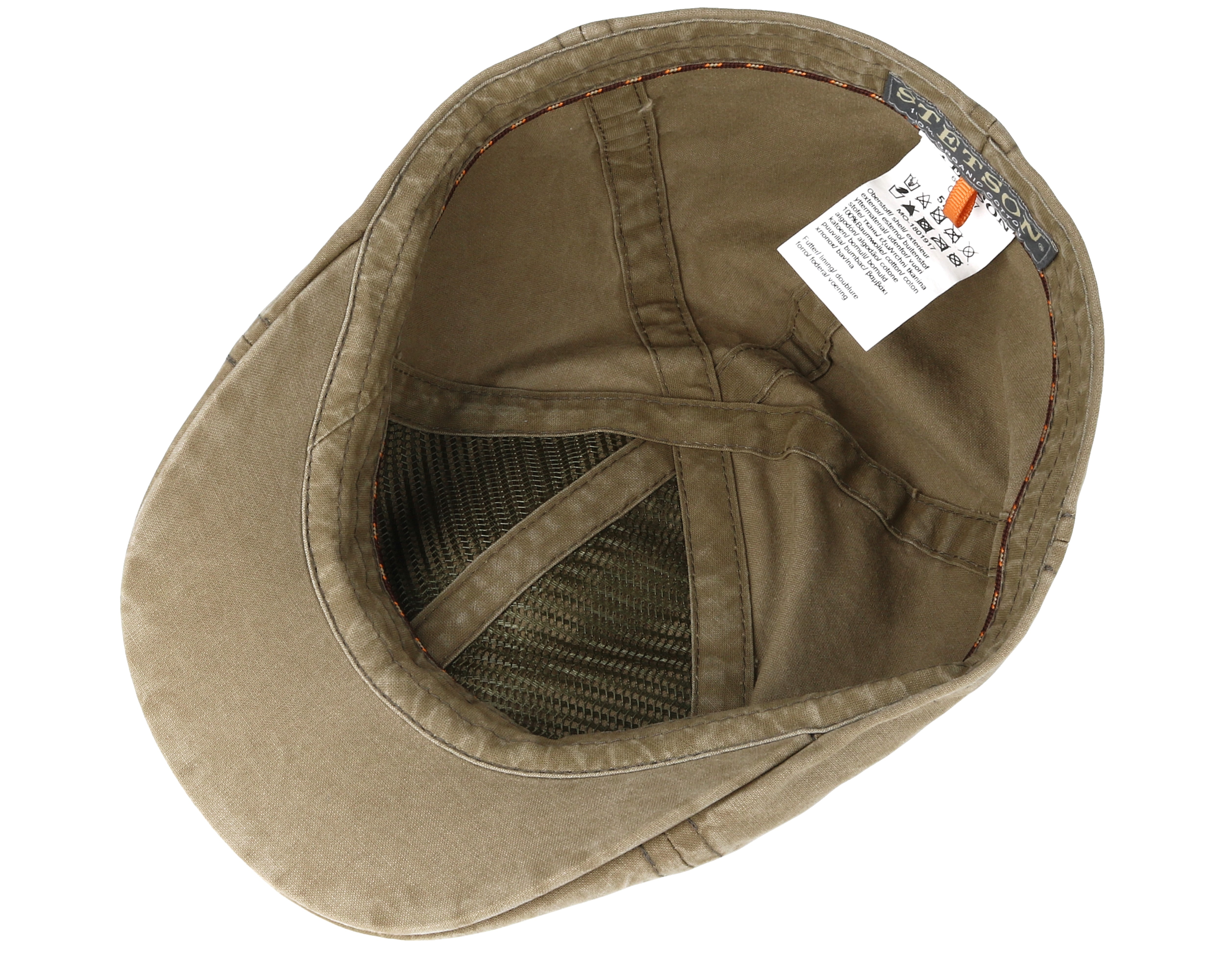 Texas Organic Cotton Khaki Flat Cap