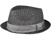 Trilby Toyo Black Straw