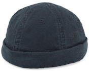 Docker Cotton Black Short Beanie