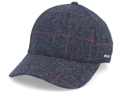 Baseball Cap Wool Ef Fischgrat Charcoal/Black Earflap