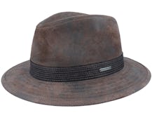 Tller Pigskin Brown Hat - Stetson