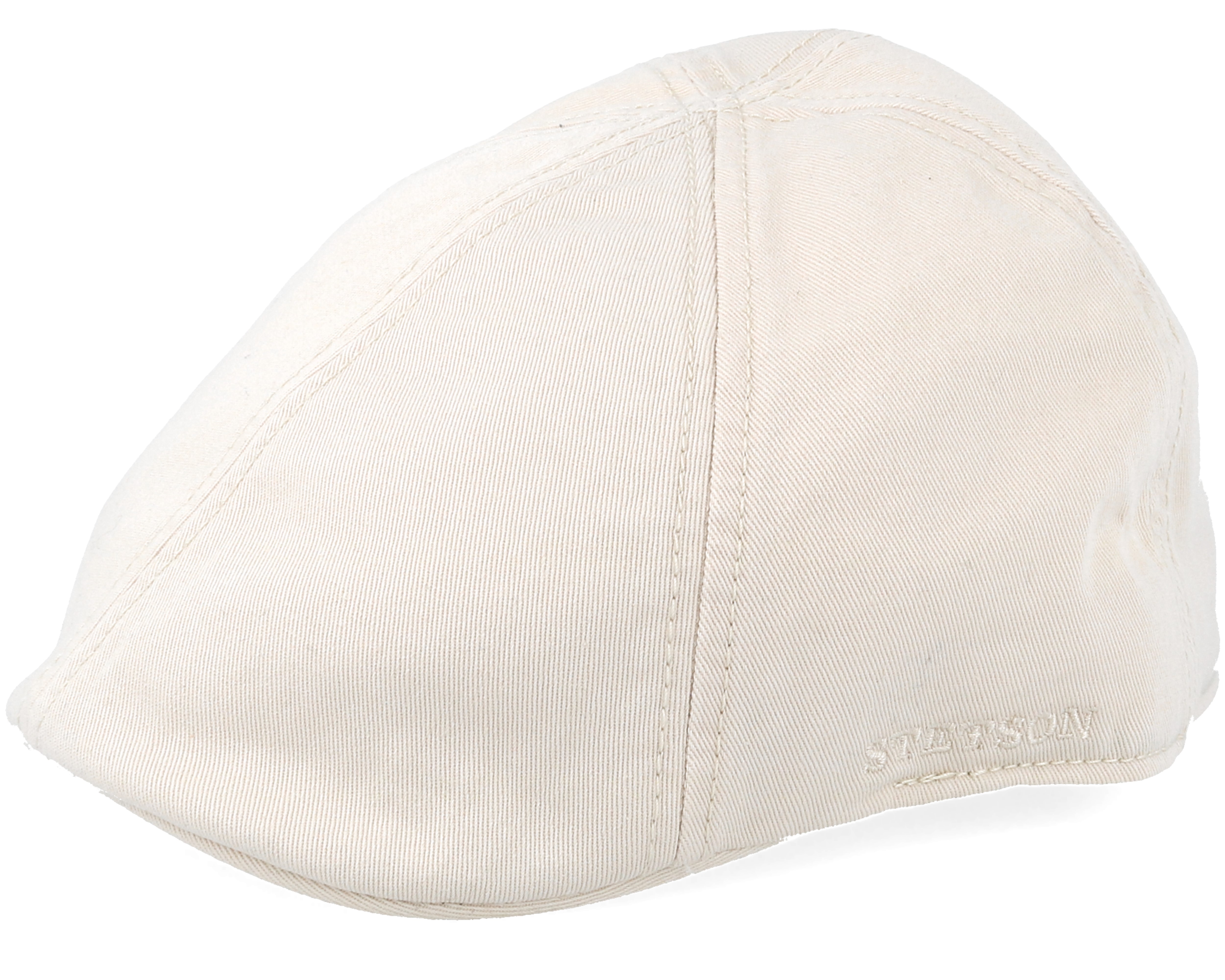 Texas Dyed Cotton Natural White Flat Cap Stetson cap