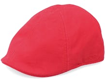 Texas Cotton Red Flat Cap - Stetson
