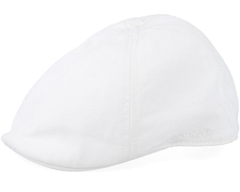 Texas Cotton White Flat Cap - Main Image