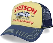 Dirt Track Racing Yellow/Navy Trucker - Stetson
