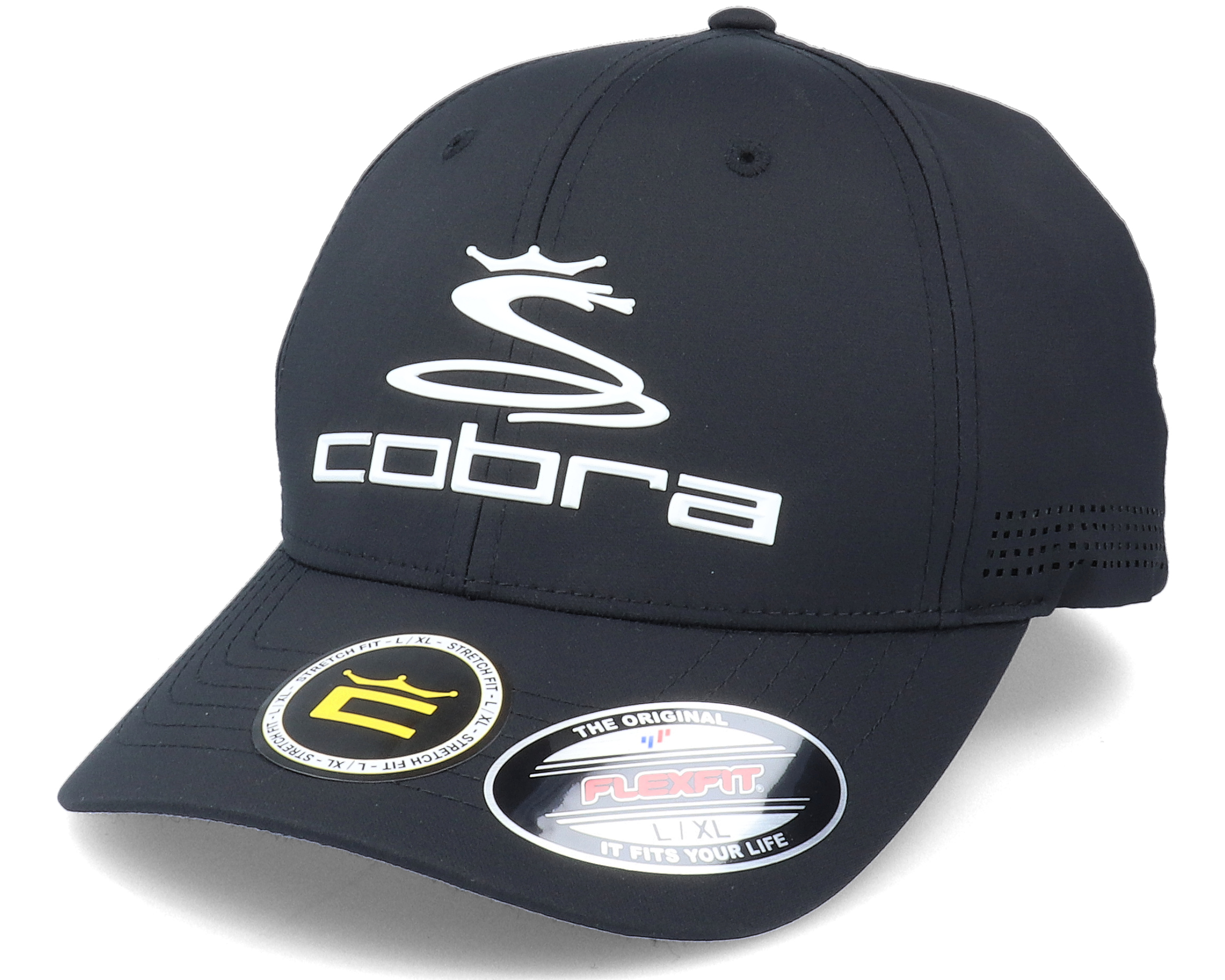 Cobra Pro Tour Visor Cap Kappe  NEU Schildmütze schwarz/weiß 
