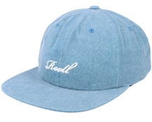 Low Pitch Cap Stone Blue Snapback - Reell