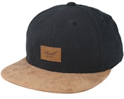 Suede Black Snapback