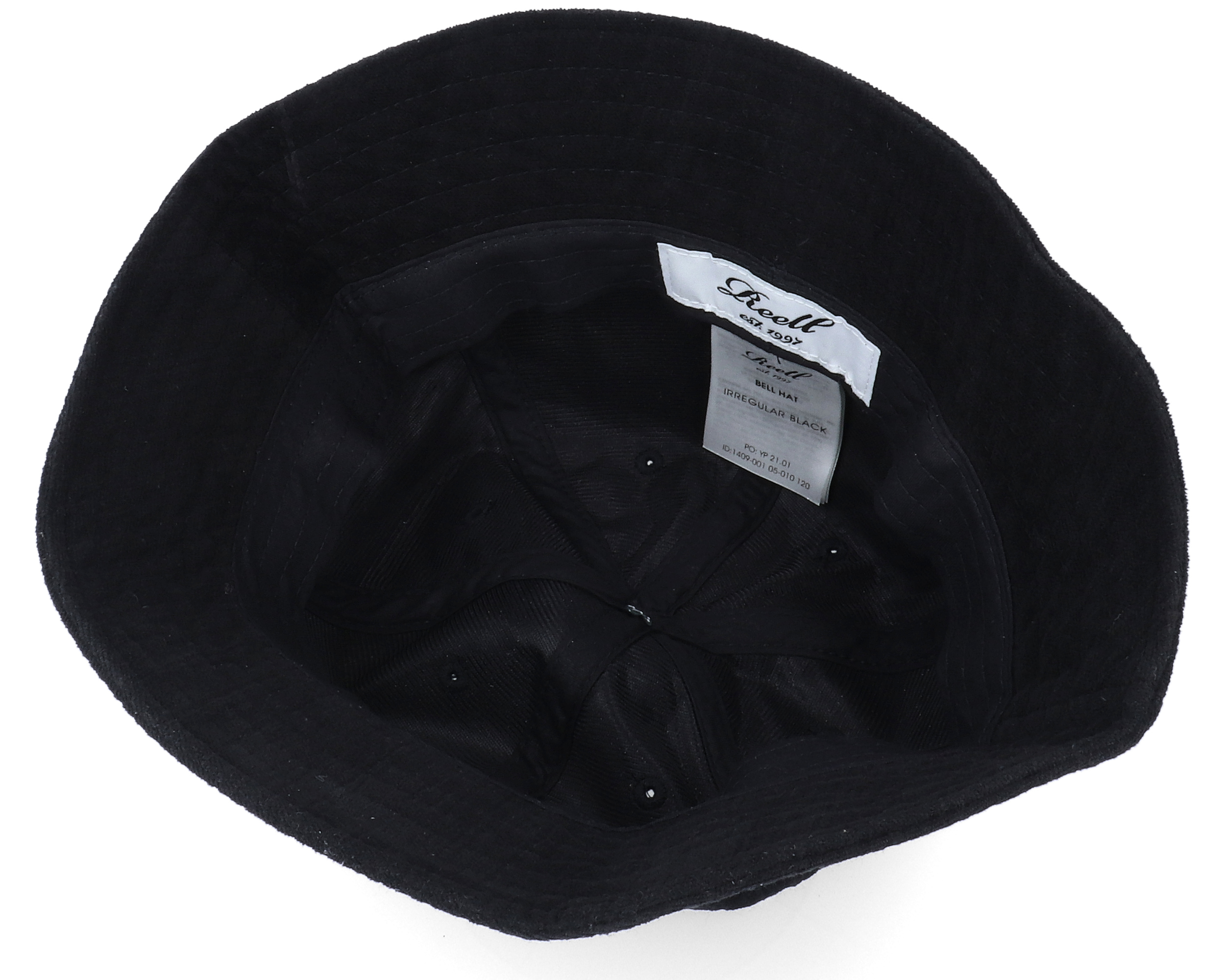 Bell Hat Irregular Black Bucket - Reell | Hatstoreworld.com