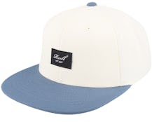 Pitchout Cap Off White/Blue Snapback - Reell