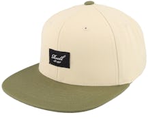 Pitchout Cap Oatmeal/Olive Snapback - Reell