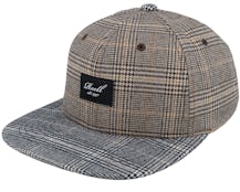 Pitchout Check Mix Beige Snapback - Reell