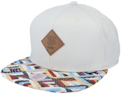 6 Panel Snapback Cp Tritri Rev. Light Grey