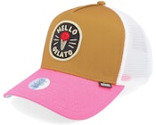 Hft Food Gelato Brown/Rose/White Trucker