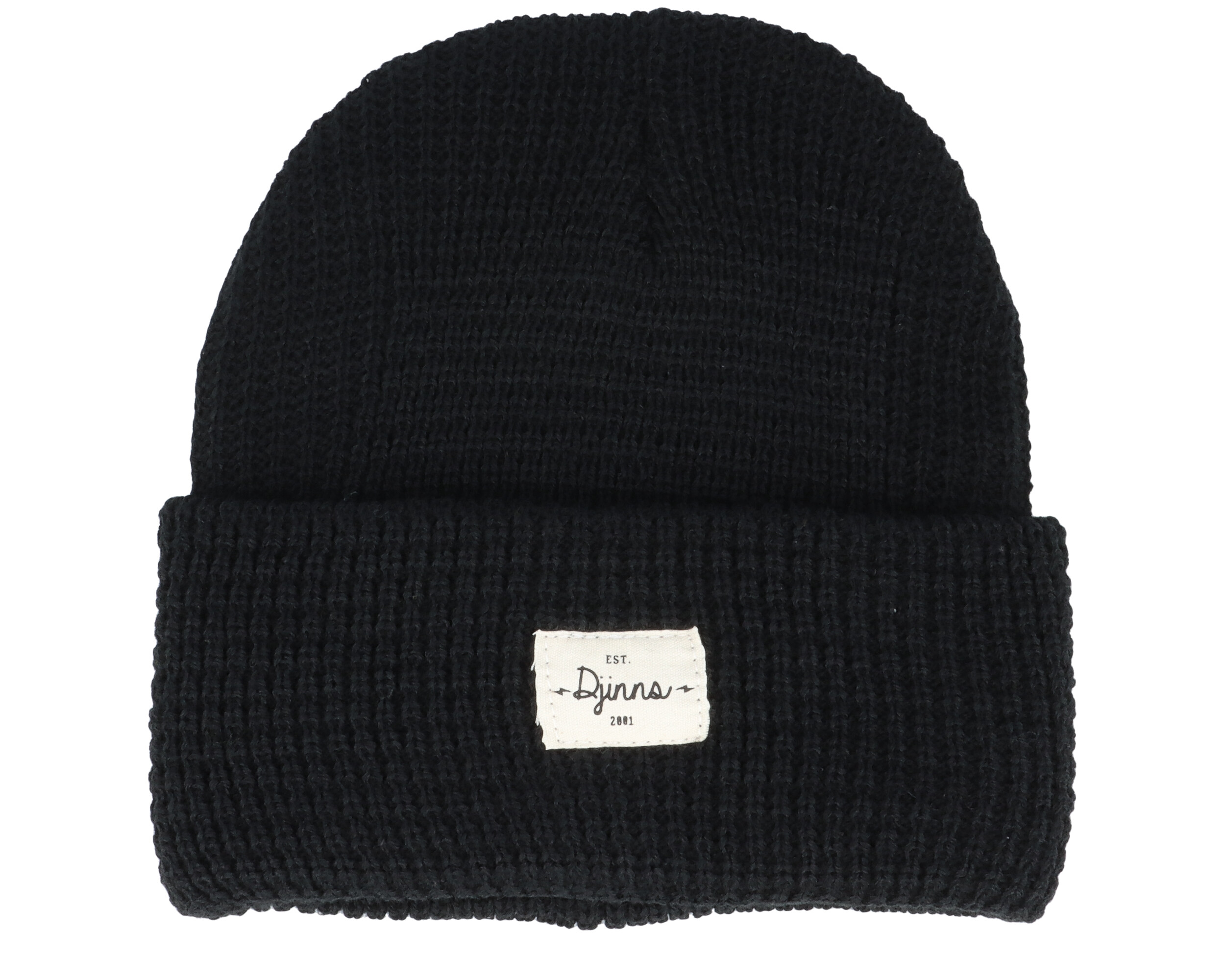 Medishort Beanie Waffle Knit Ii Black Cuff - Djinns beanie ...