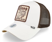 Hft Cap Coffee White Trucker
