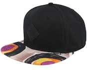 Paintdots Rev. Black/Orange/Purple Snapback