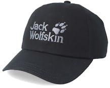 Baseball Cap Black Adjustable - Jack Wolfskin