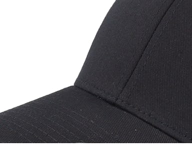 Wooly Combed Black Flexfit - Flexfit cap