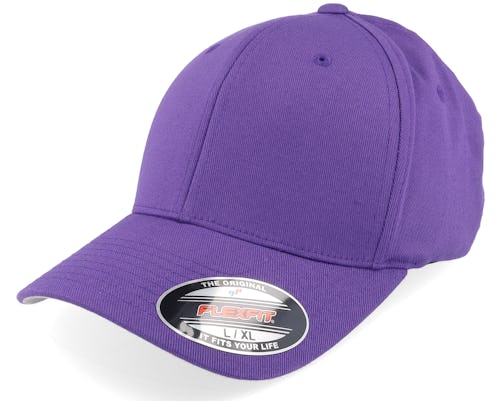 cap Purple Combed Wooly - Flexfit Flexfit
