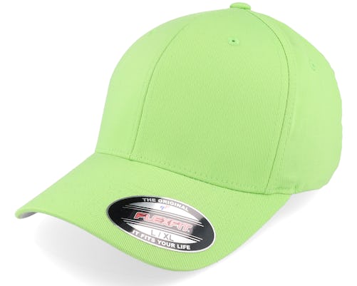 Wooly Combed Fresh Green Flexfit - Flexfit cap